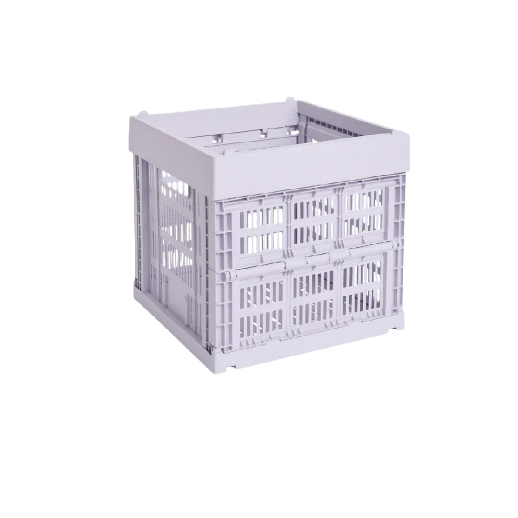 Stackable Plastic Storage Crate - Durable and Versatile Organizing Solution